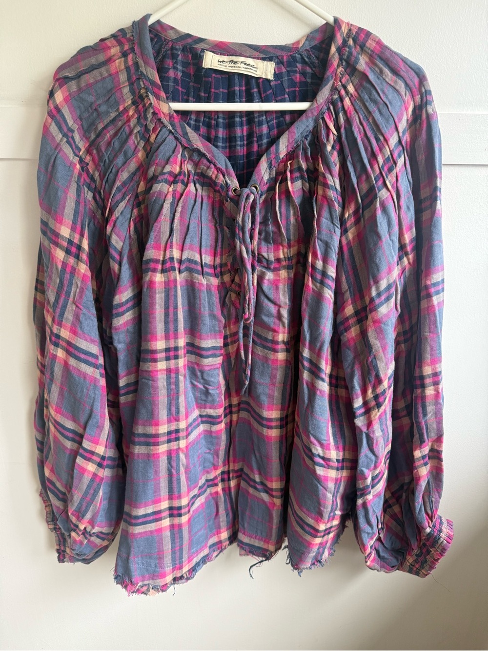 Free People We The Free Cloudbreaker Tunic Medium Peasant Blouse Boho Oversized